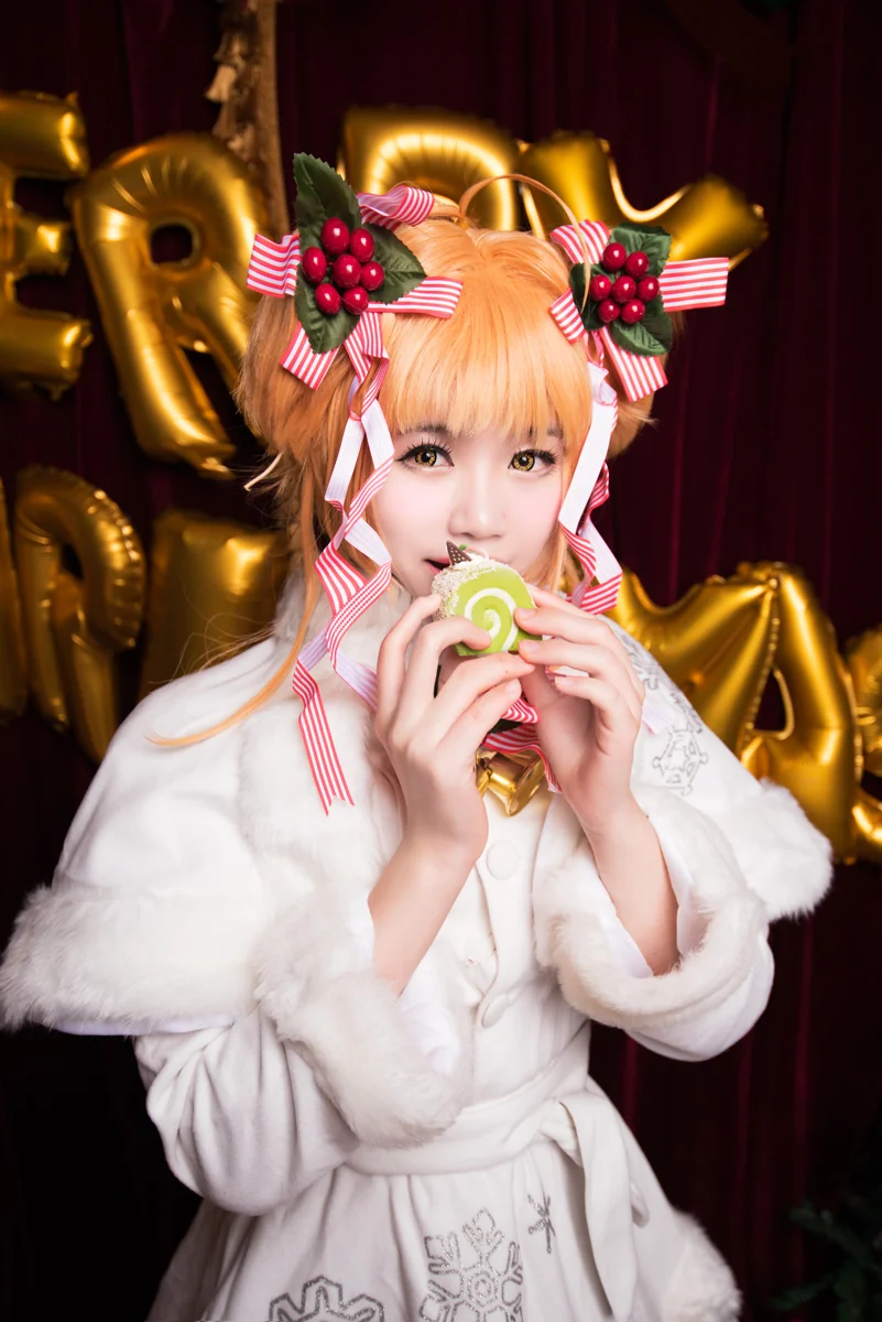 魔卡少女樱圣诞COS写真