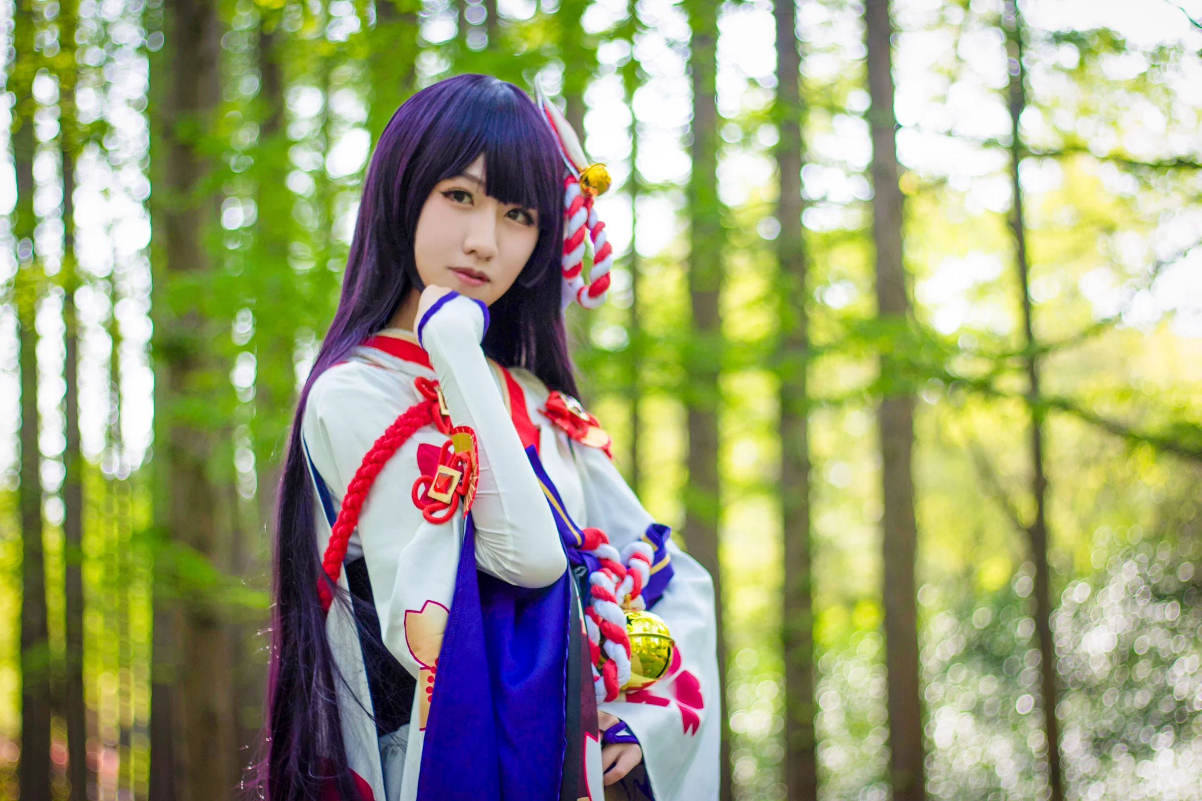 阴阳师雪女COS写真