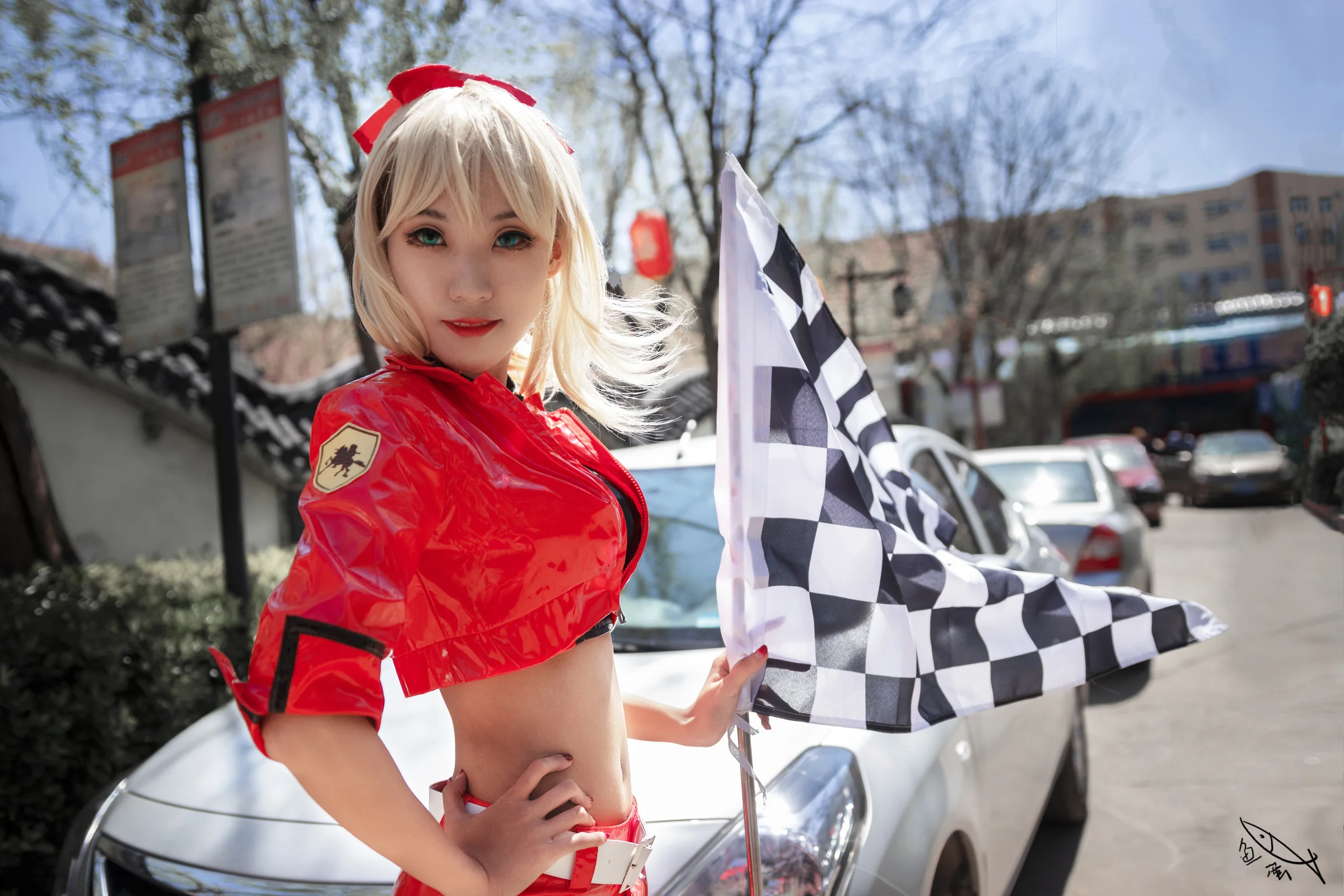 FATE 赛车尼禄COS写真