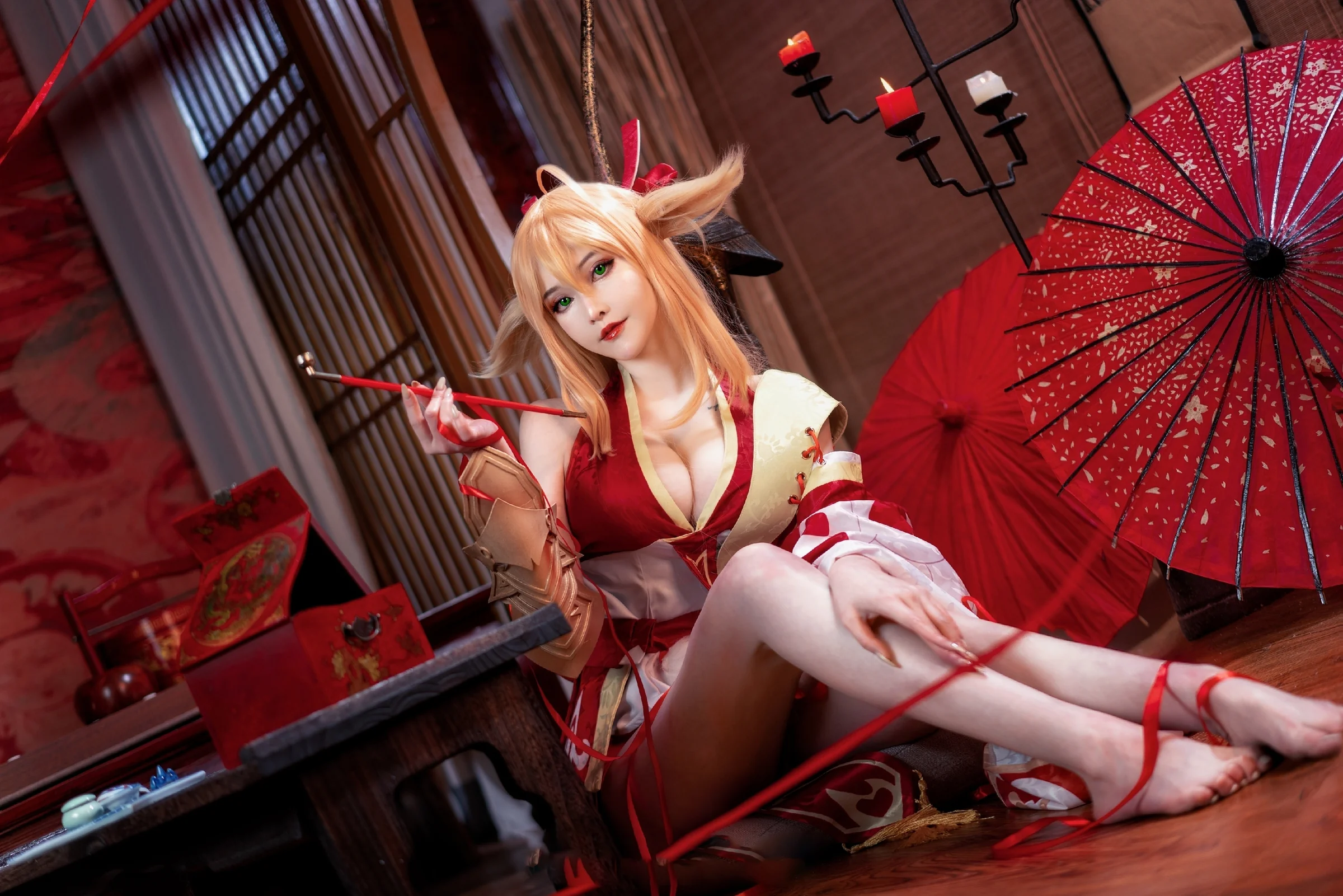 狐妖小红娘 涂山红红COS写真