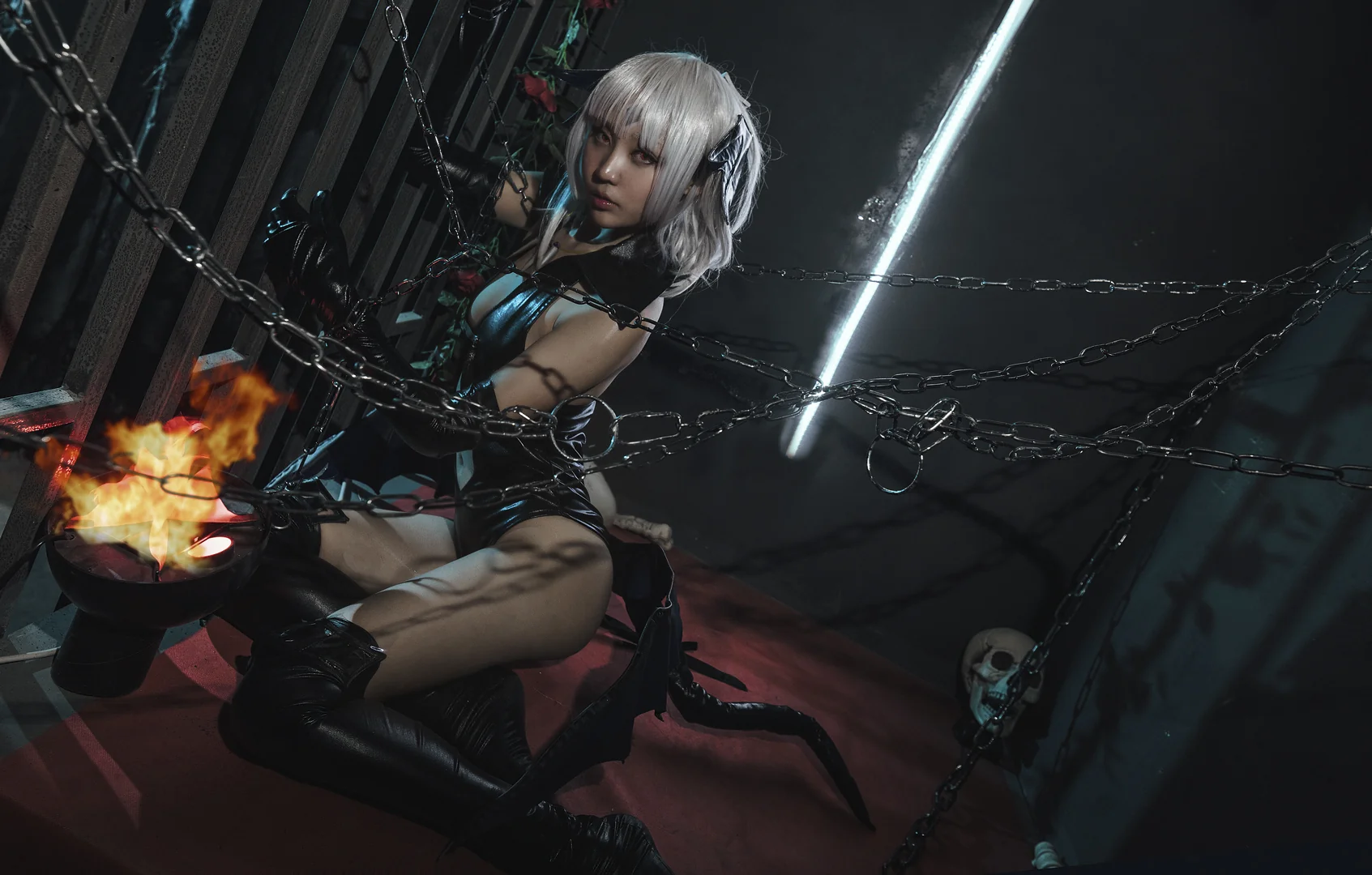 fate/grand order阿提拉小恶魔COS写真