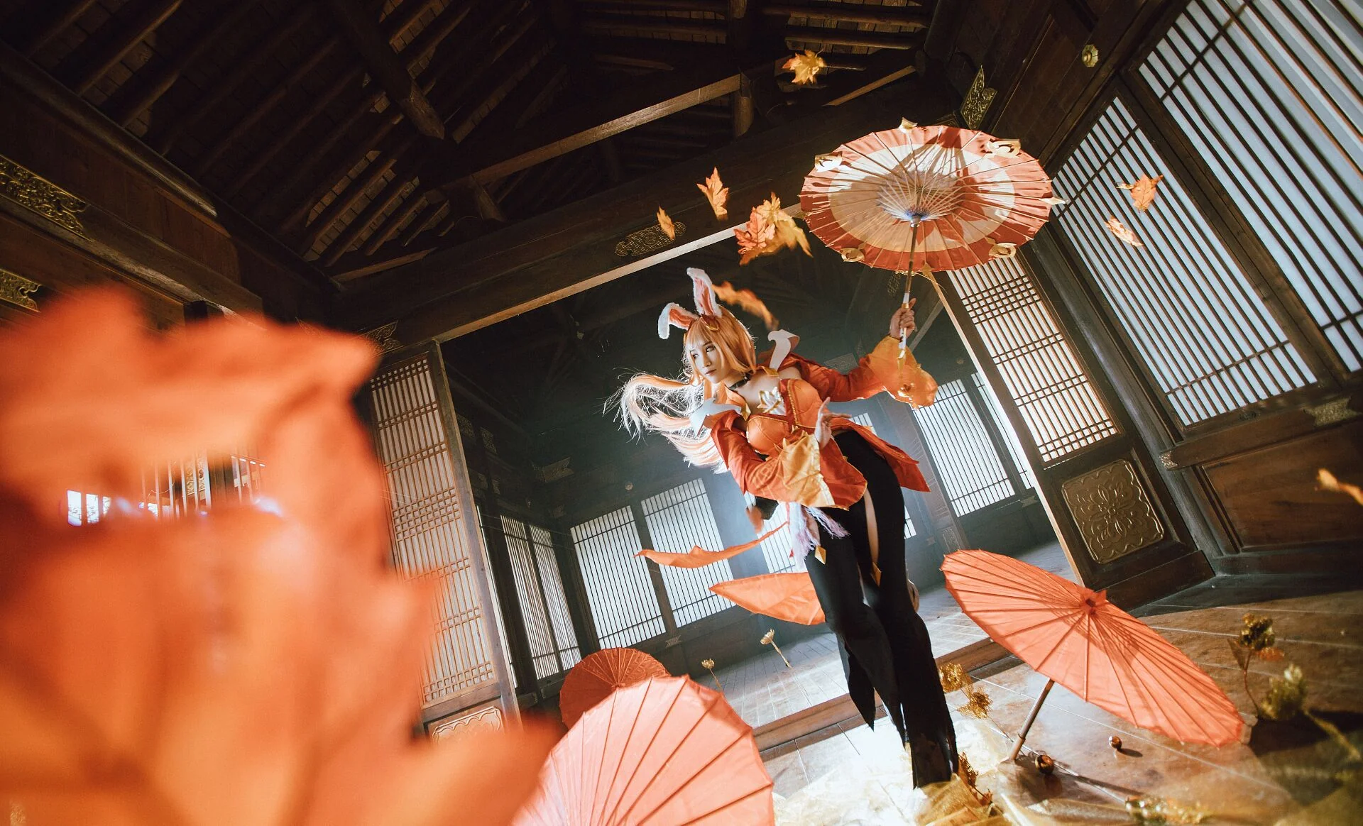王者荣耀 公孙离 COS写真 再多喜欢阿离多一点