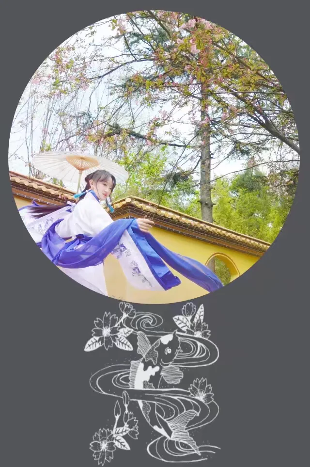 蓝白汉服｜高清图片集