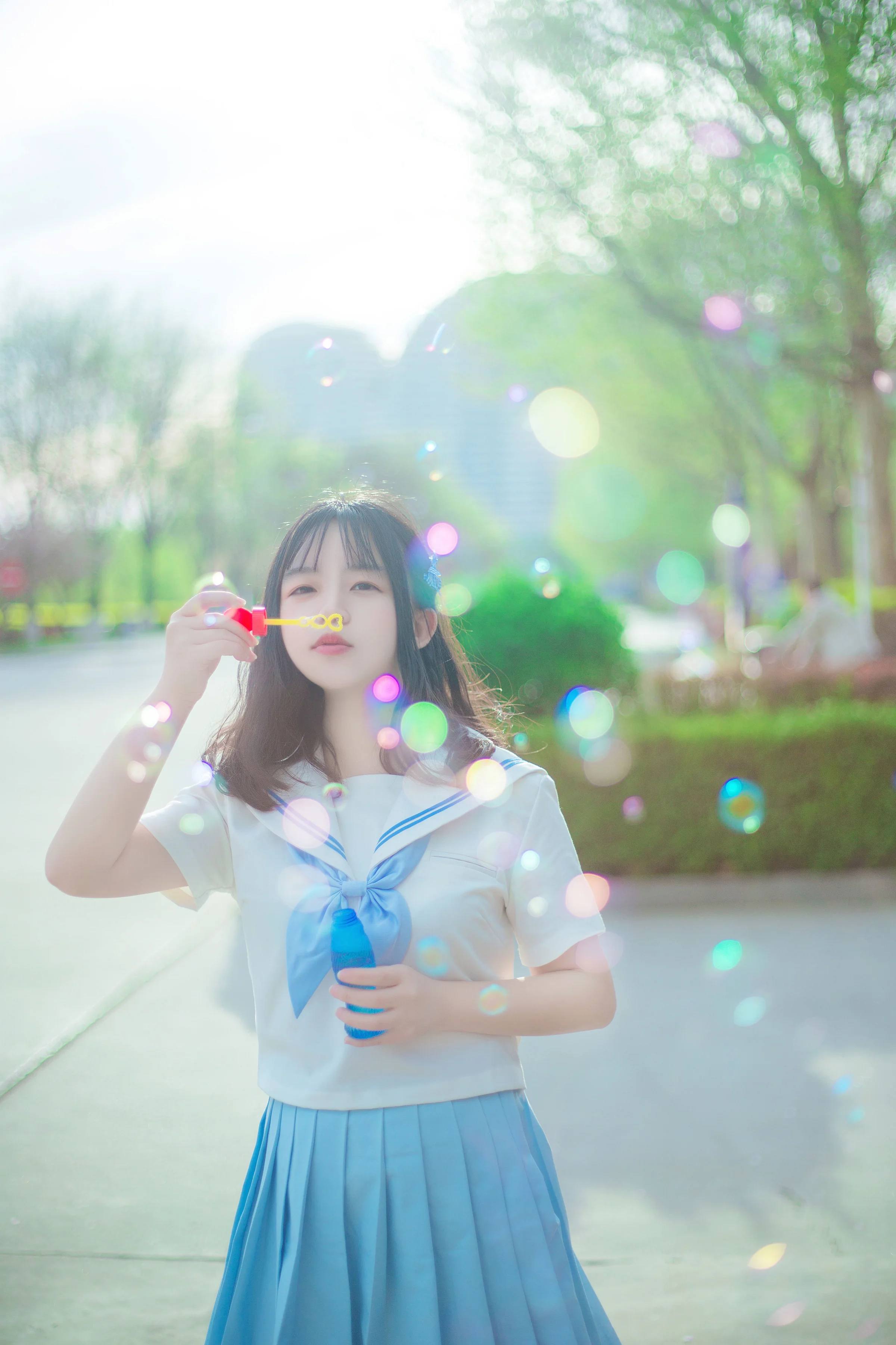 JK制服 阳光下的小可爱｜高清图片集