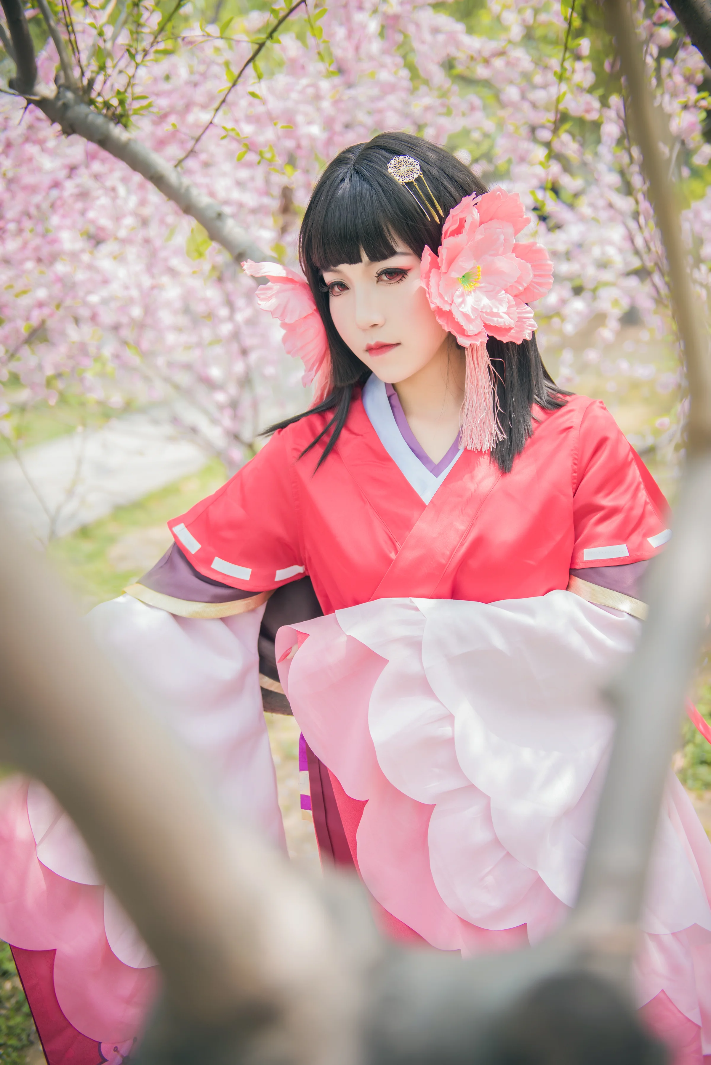 阴阳师樱花妖未觉醒COS写真