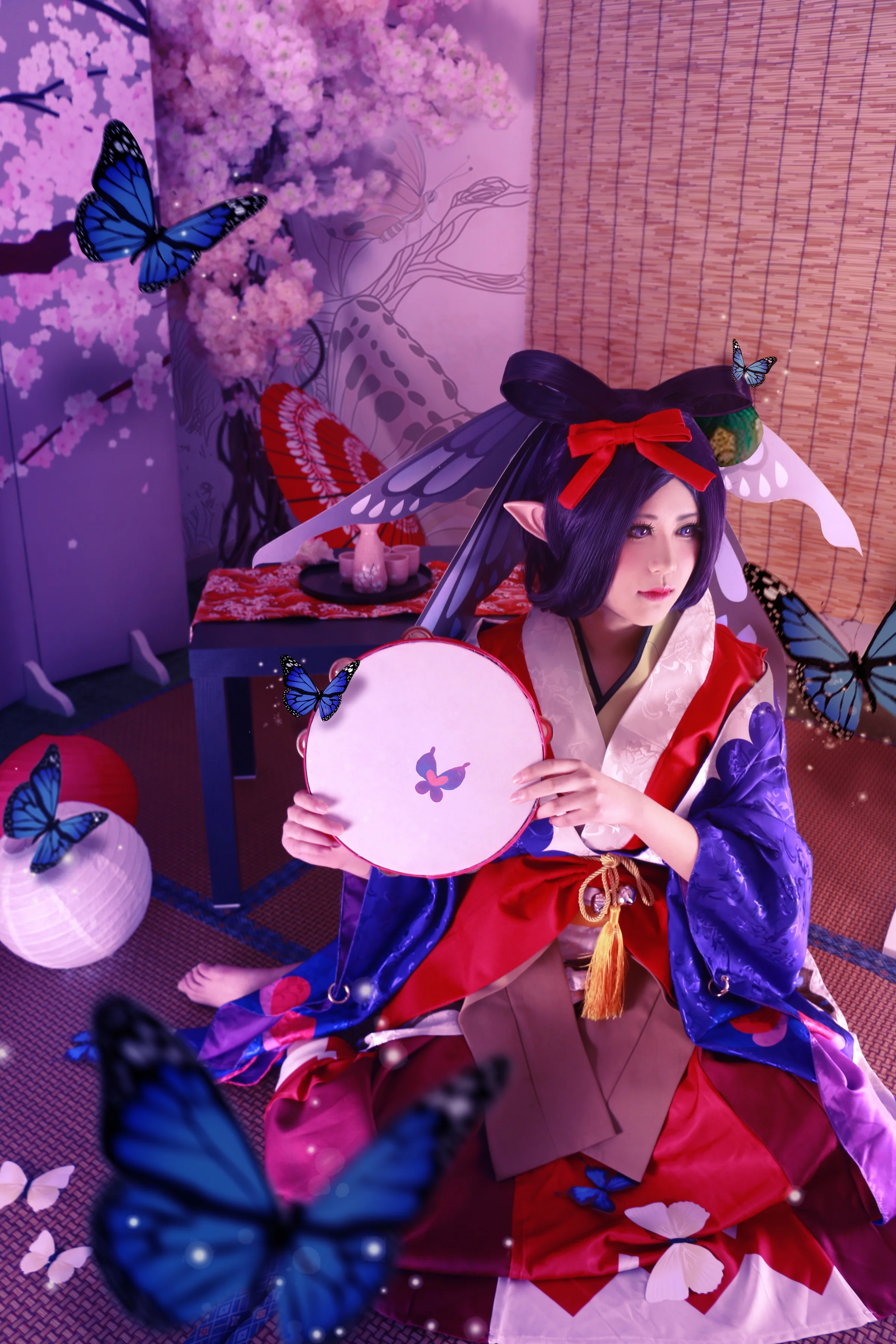 阴阳师蝴蝶精COS写真