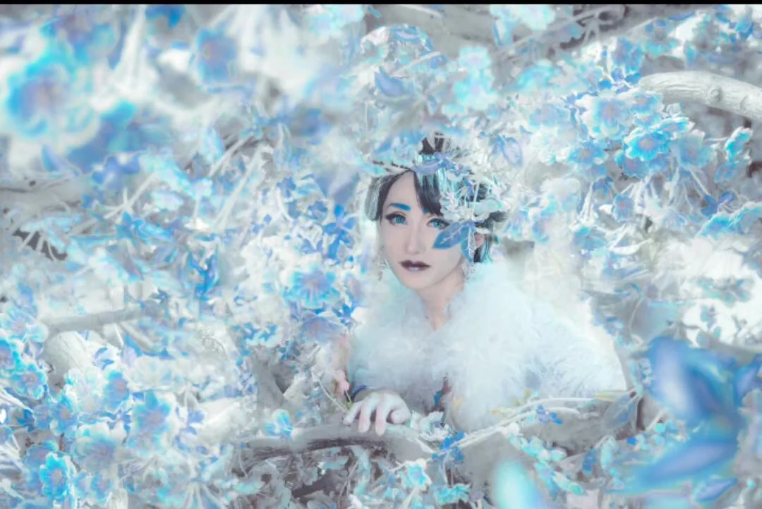 阴阳师花鸟卷冰机雪眸COS写真