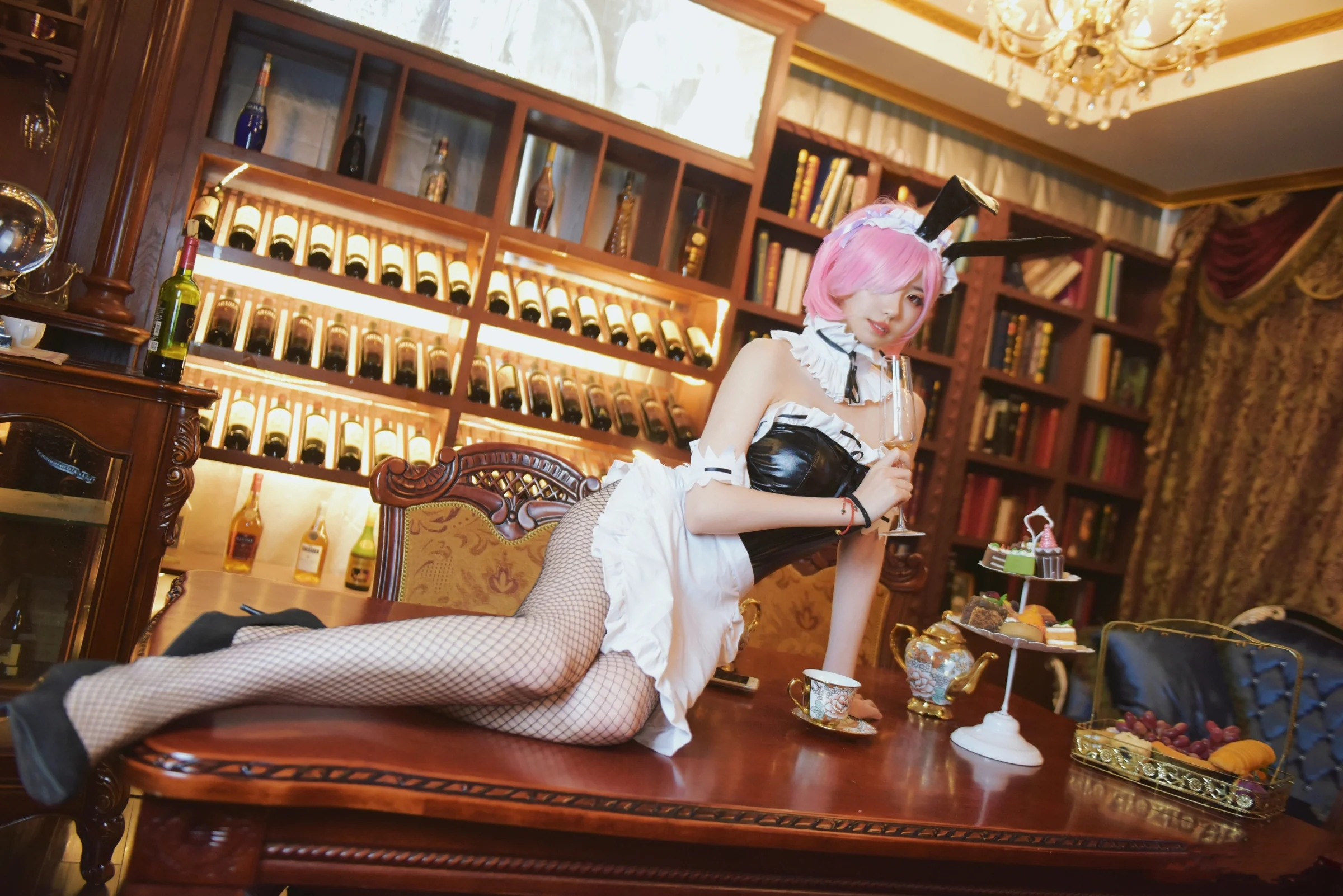 《re：从零开始的异世界》拉姆兔女郎COS写真