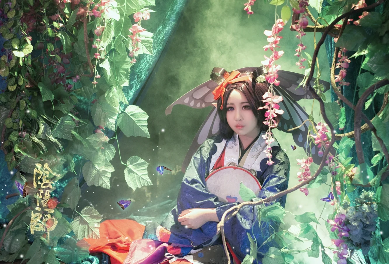 阴阳师蝴蝶精COS写真