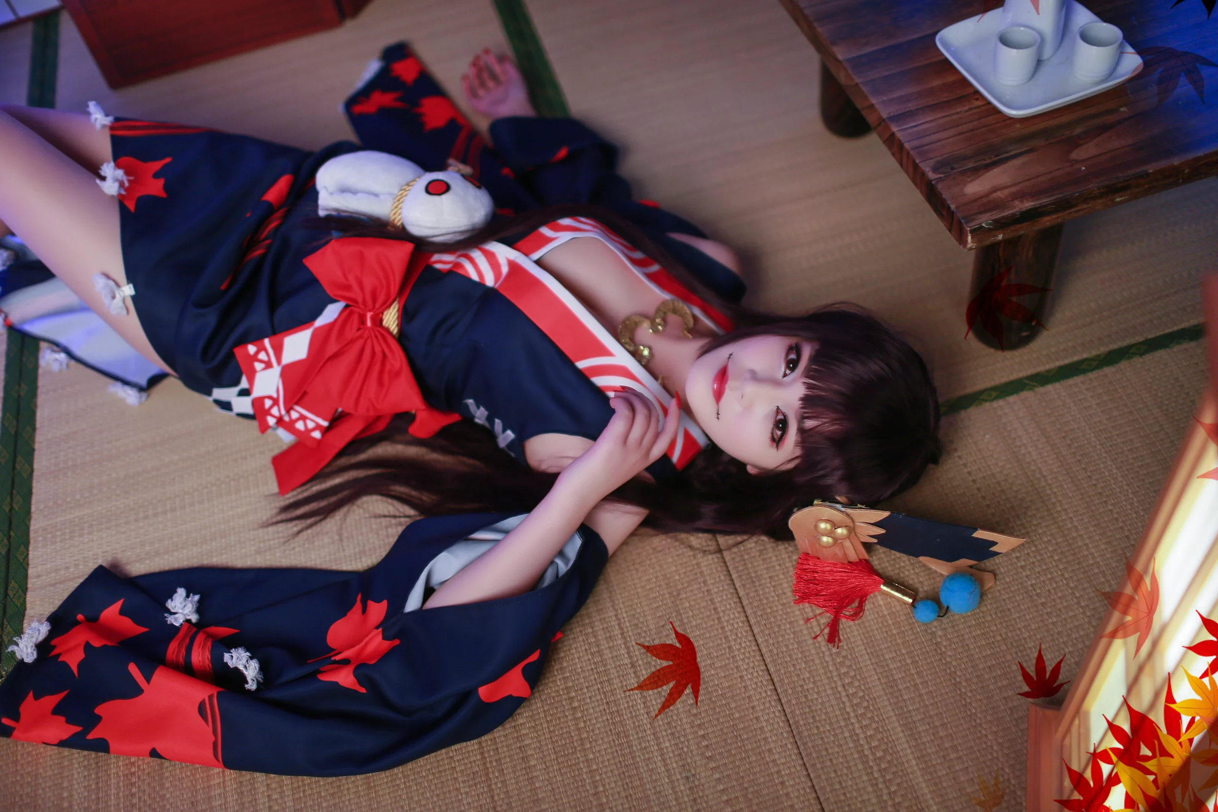 鬼女红叶COS写真，希望大家喜欢