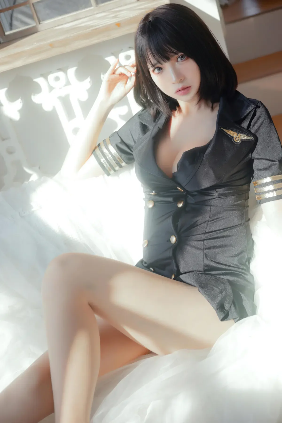 疯猫ss – 黑色制服｜高清图片集