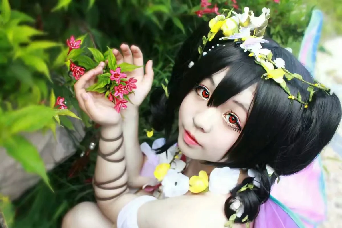 花妖觉醒妮可COS写真 好想飞起来呦，可我飞不起来