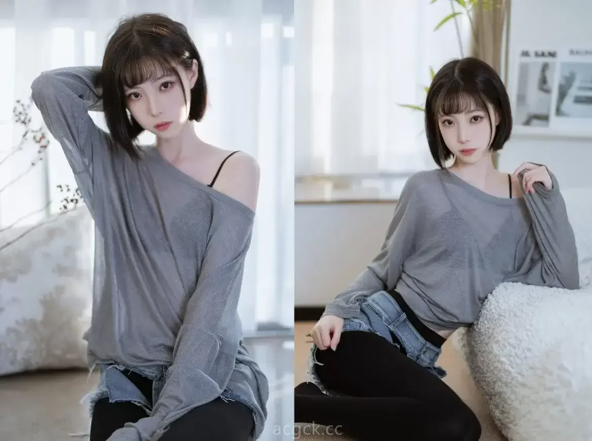 许岚LAN – 半透毛衣｜高清图片集