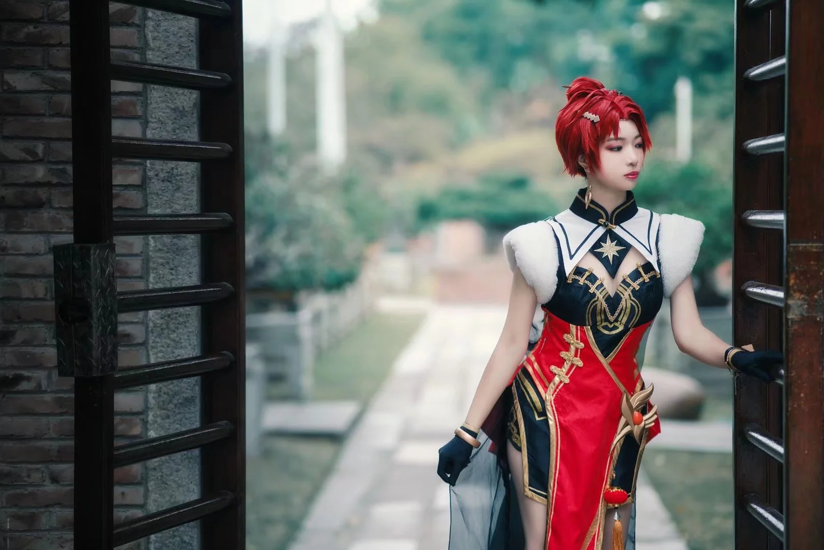 【崩坏3】姬子•锦绣春霞COS写真