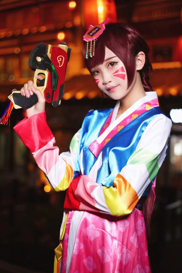 守望先锋旧正dva COS写真