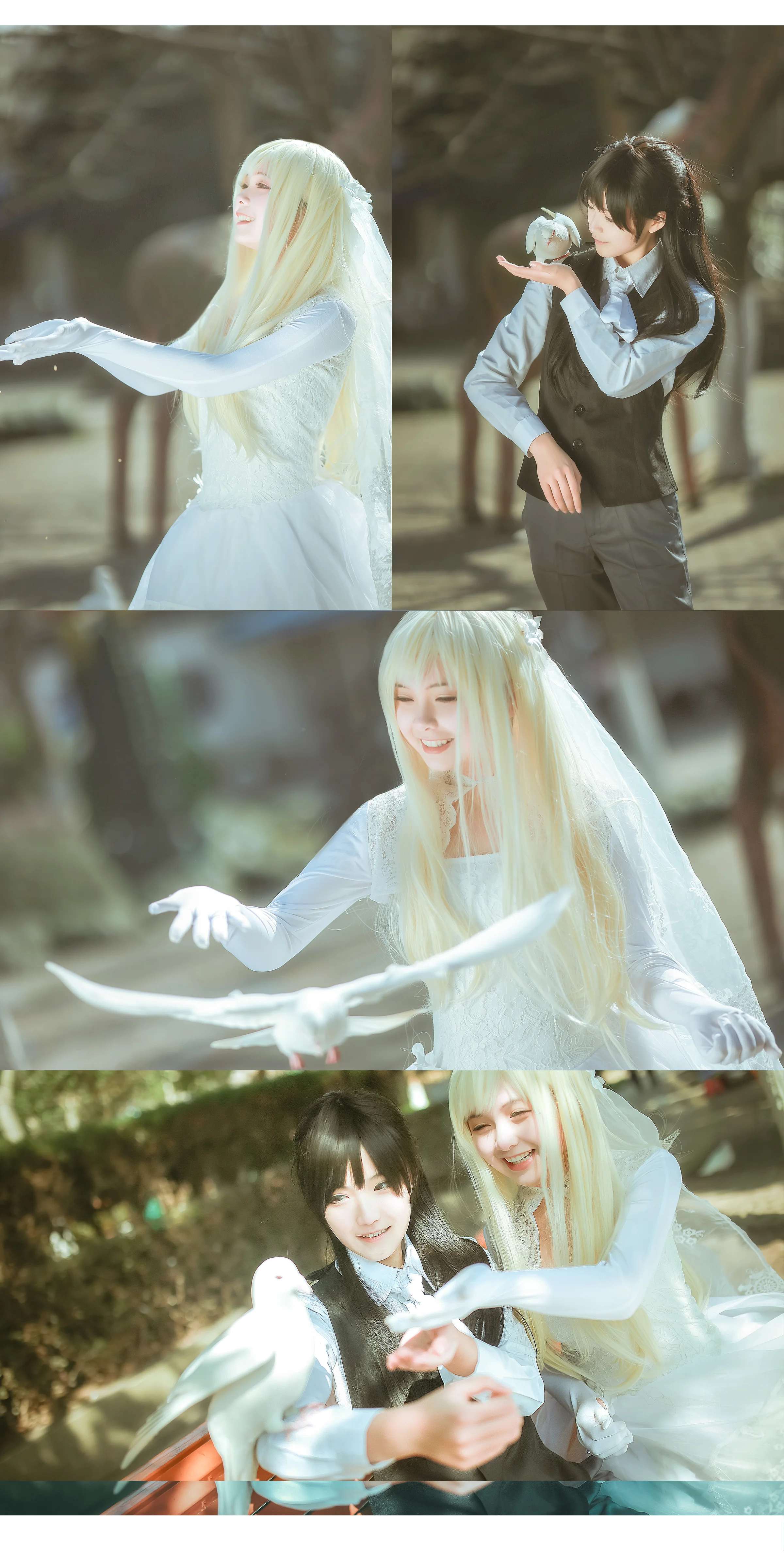 SQ孙璟×秋瞳婚纱COS写真