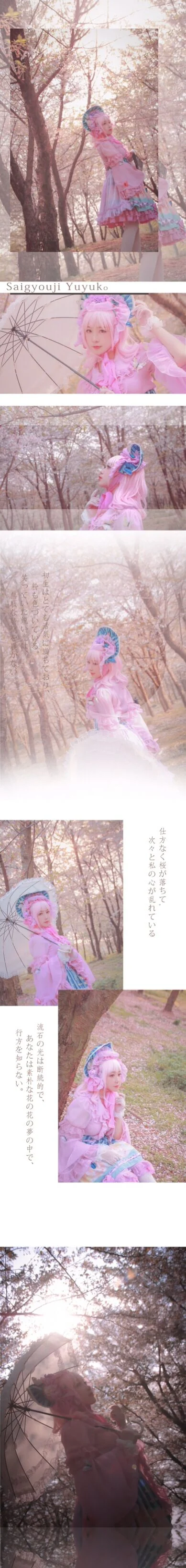 东方project 西行寺幽幽子COS写真