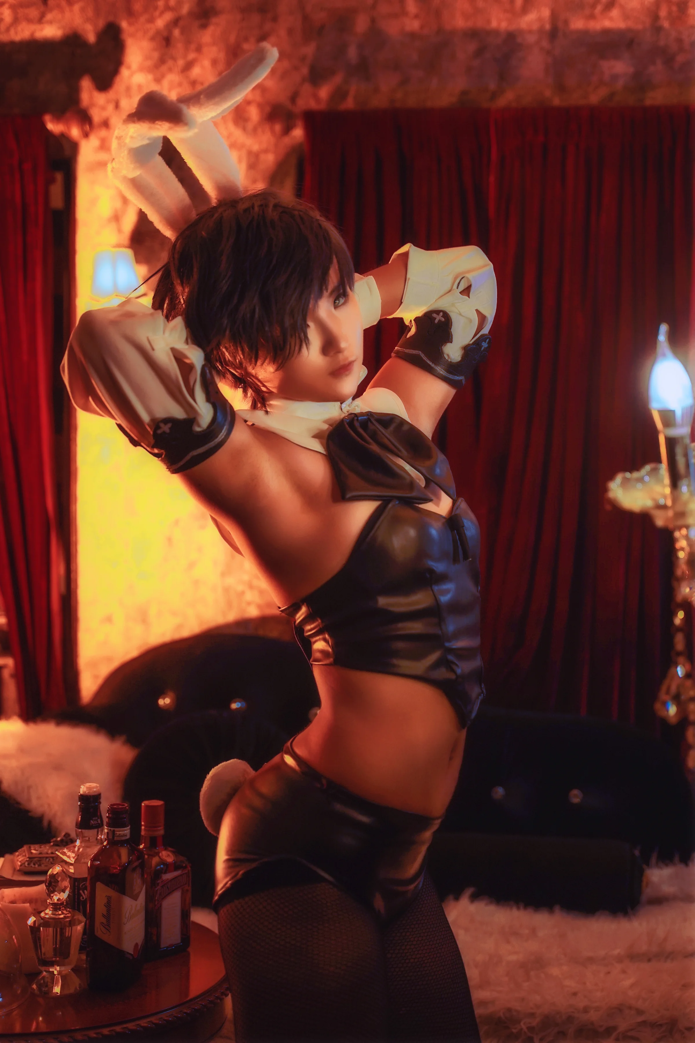 FF14/最终幻想14 兔男郎COS写真