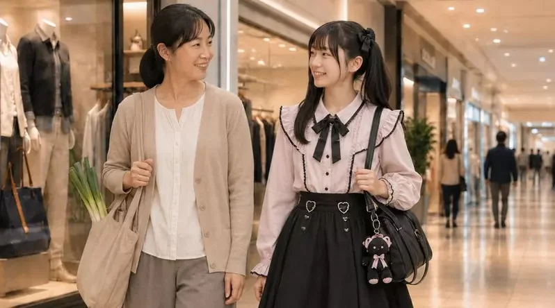 《平凡媽媽與地雷女兒》一起逛街的模樣超溫馨 地雷系女孩都來分享真實案例了｜高清图片集