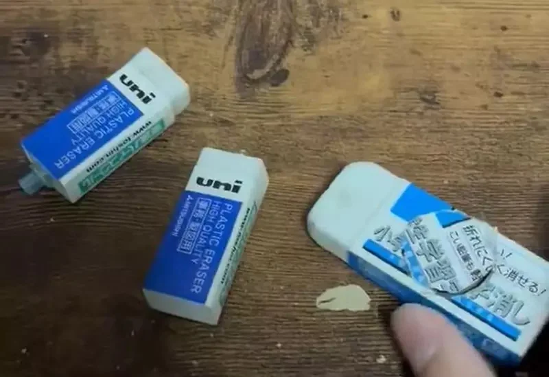 網友打掃房間時發現的奇怪橡皮擦 不但能當指尖陀螺甚至還可以當自動鉛筆使用？｜高清图片集