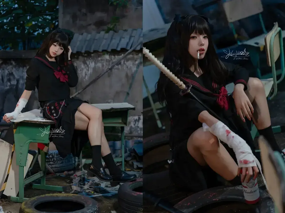 咬一口兔娘 – 11月作品『不良女高』｜高清图片集