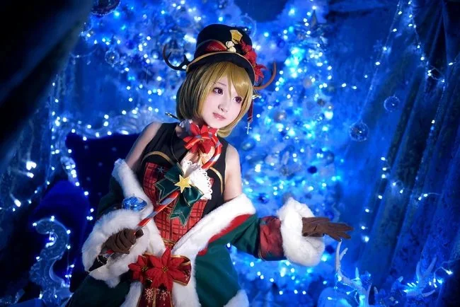 lovelive 圣诞花阳COS写真