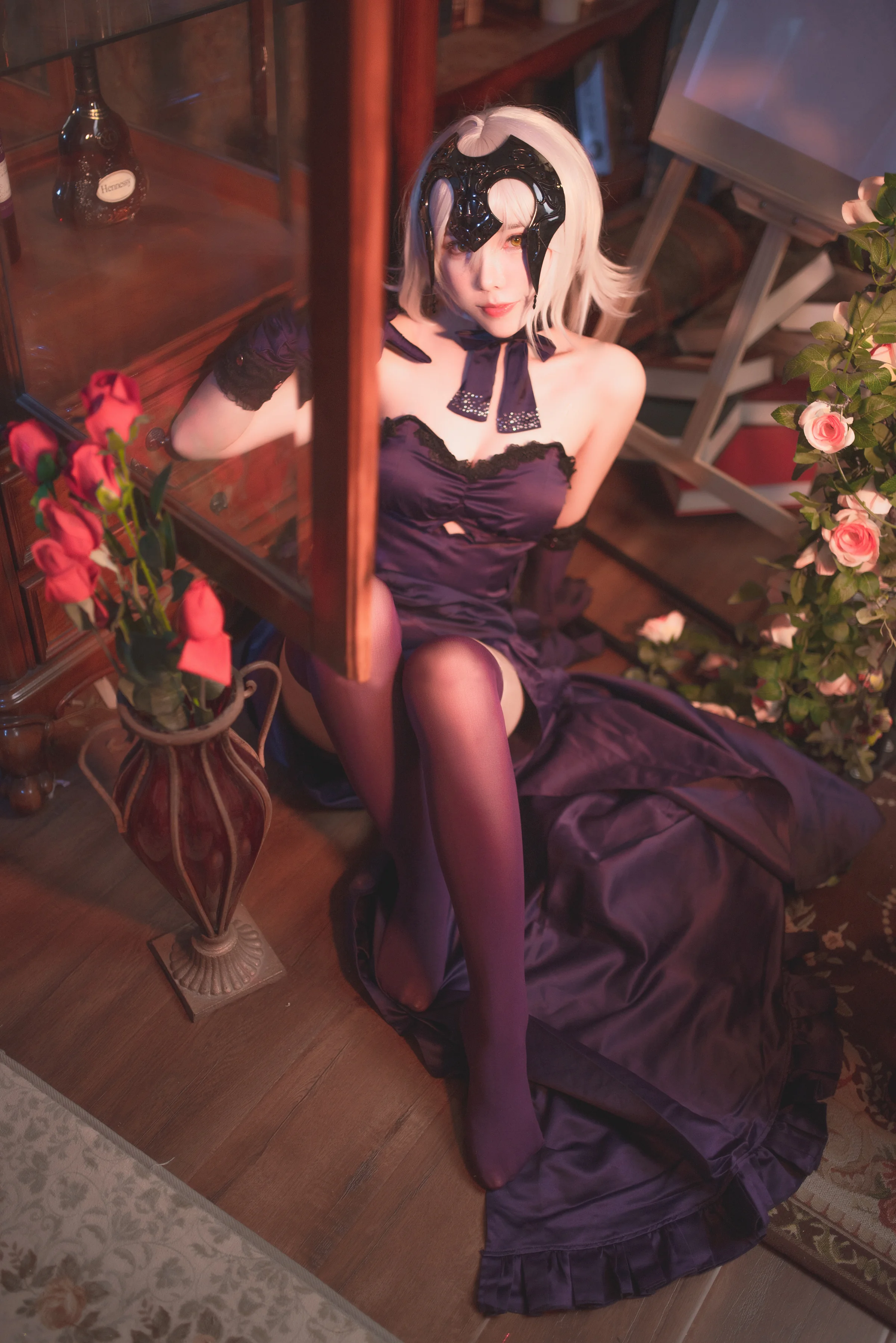 fgo黑贞德COS写真