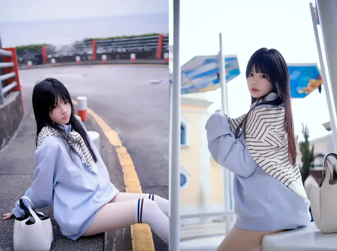 桜桃喵 – 蓝｜高清图片集