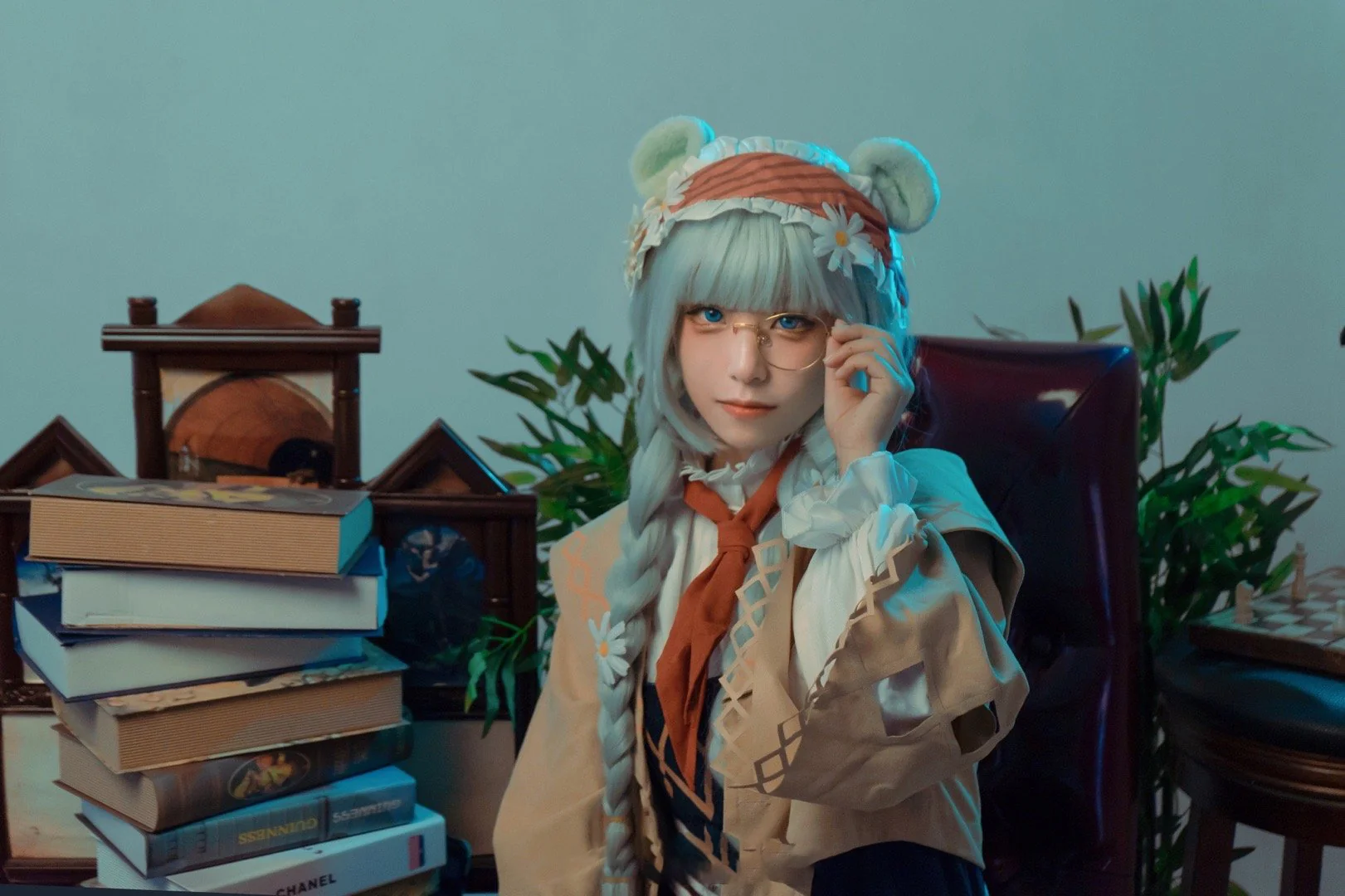 《明日方舟》真理COS写真