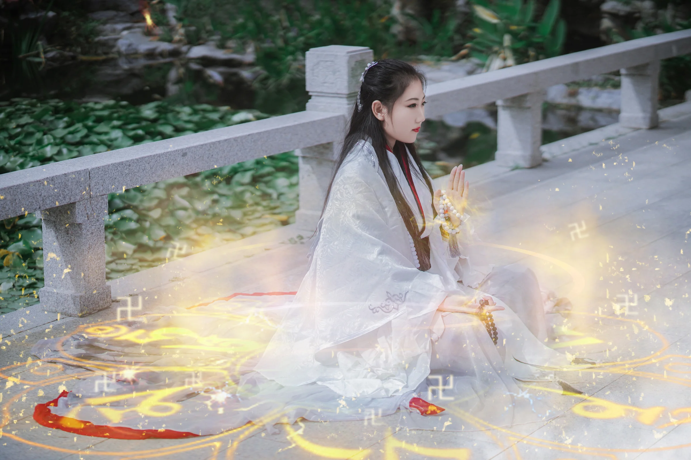 剑三少林盒子 浮屠明音成女COS写真