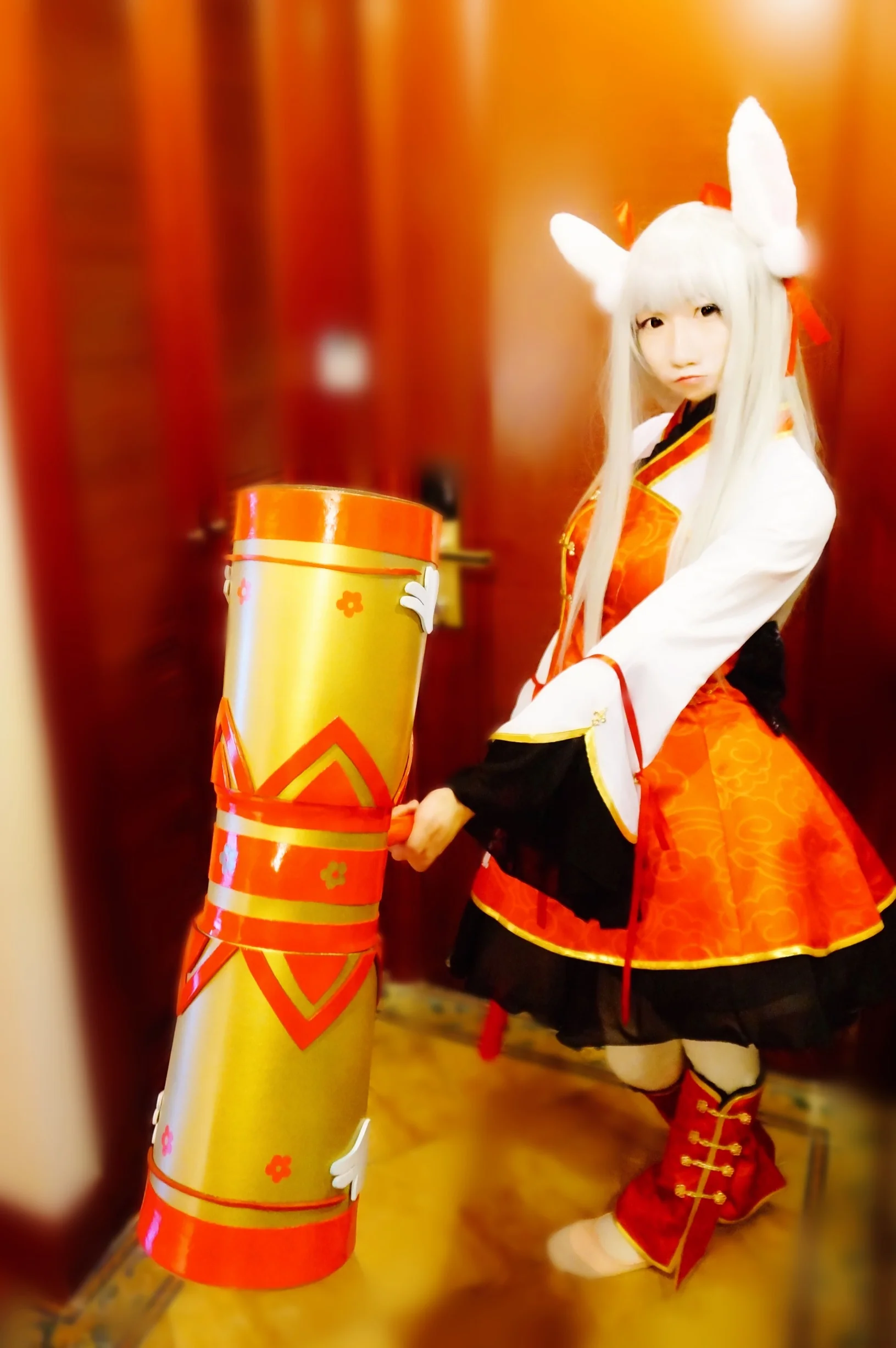 奇迹暖暖月宫蟾兔COS写真