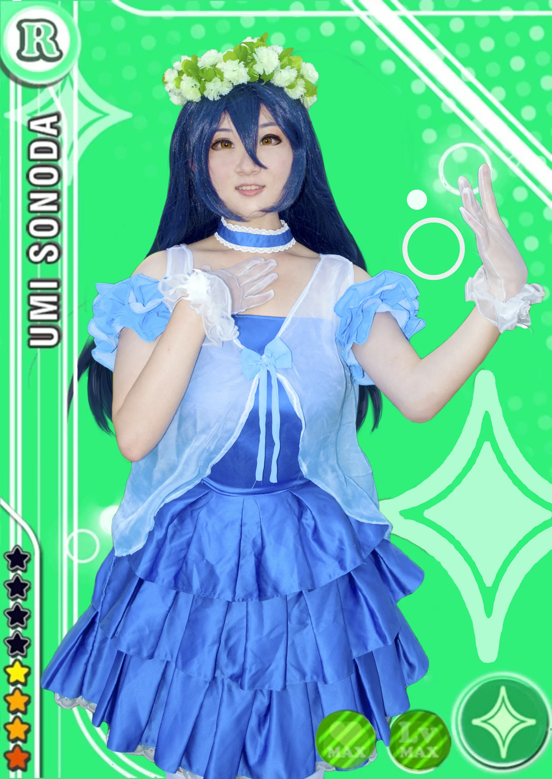 lovelive园田海未梦之门扉COS写真