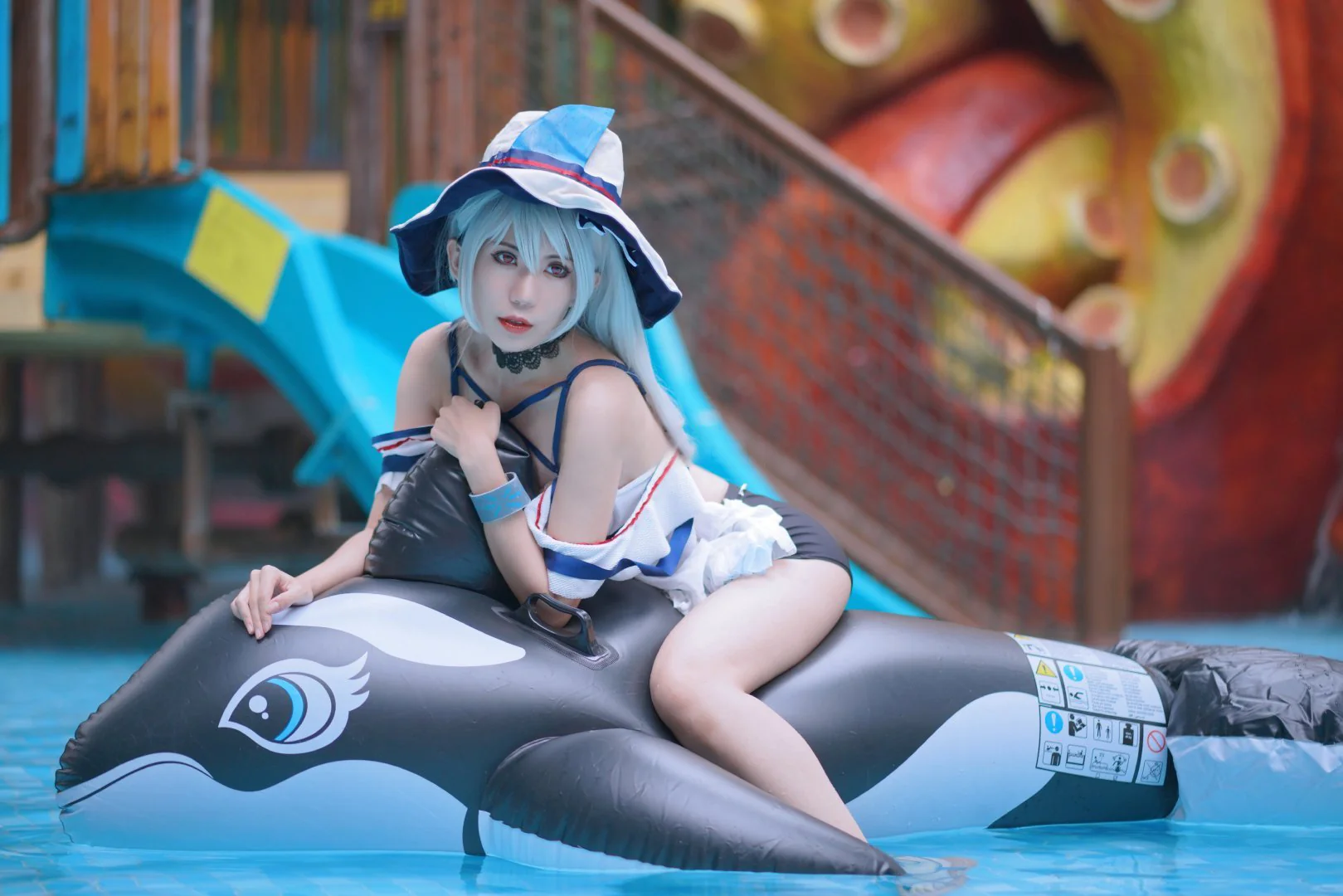 明日方舟 斯卡蒂COS写真