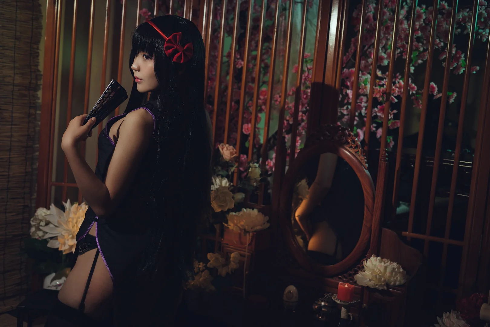 魔法少女小圆 晓美焰旗袍COS写真