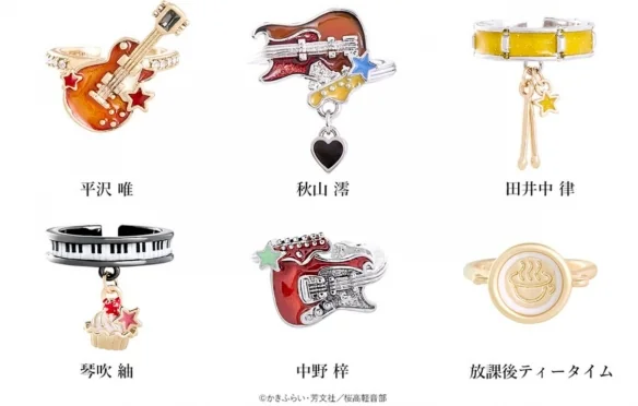 《K-ON!轻音部》✕ MAYLA 联名系列戒指即将推出！｜高清图片集