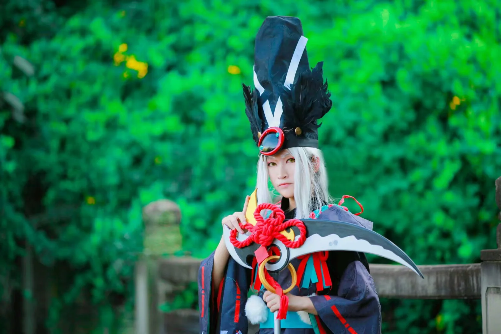 阴阳师黑童子COS写真