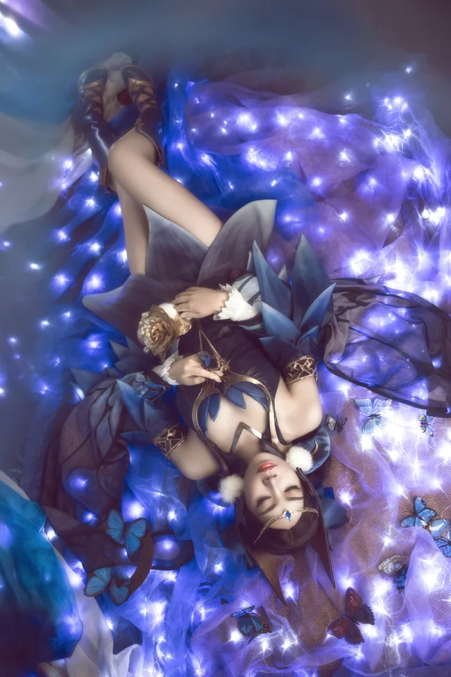 《夜蝶弥香》貂蝉蝴蝶梦COS写真