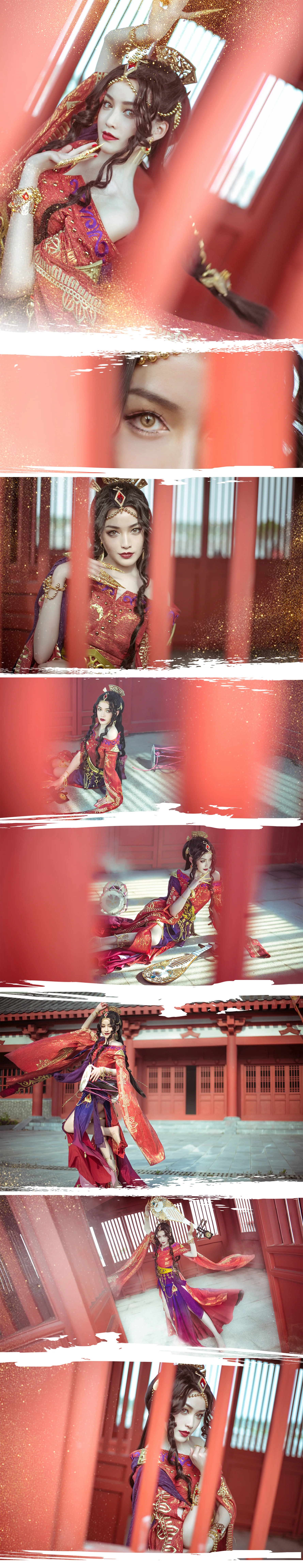 剑侠情缘网络版3罗姆之舞成女COS写真