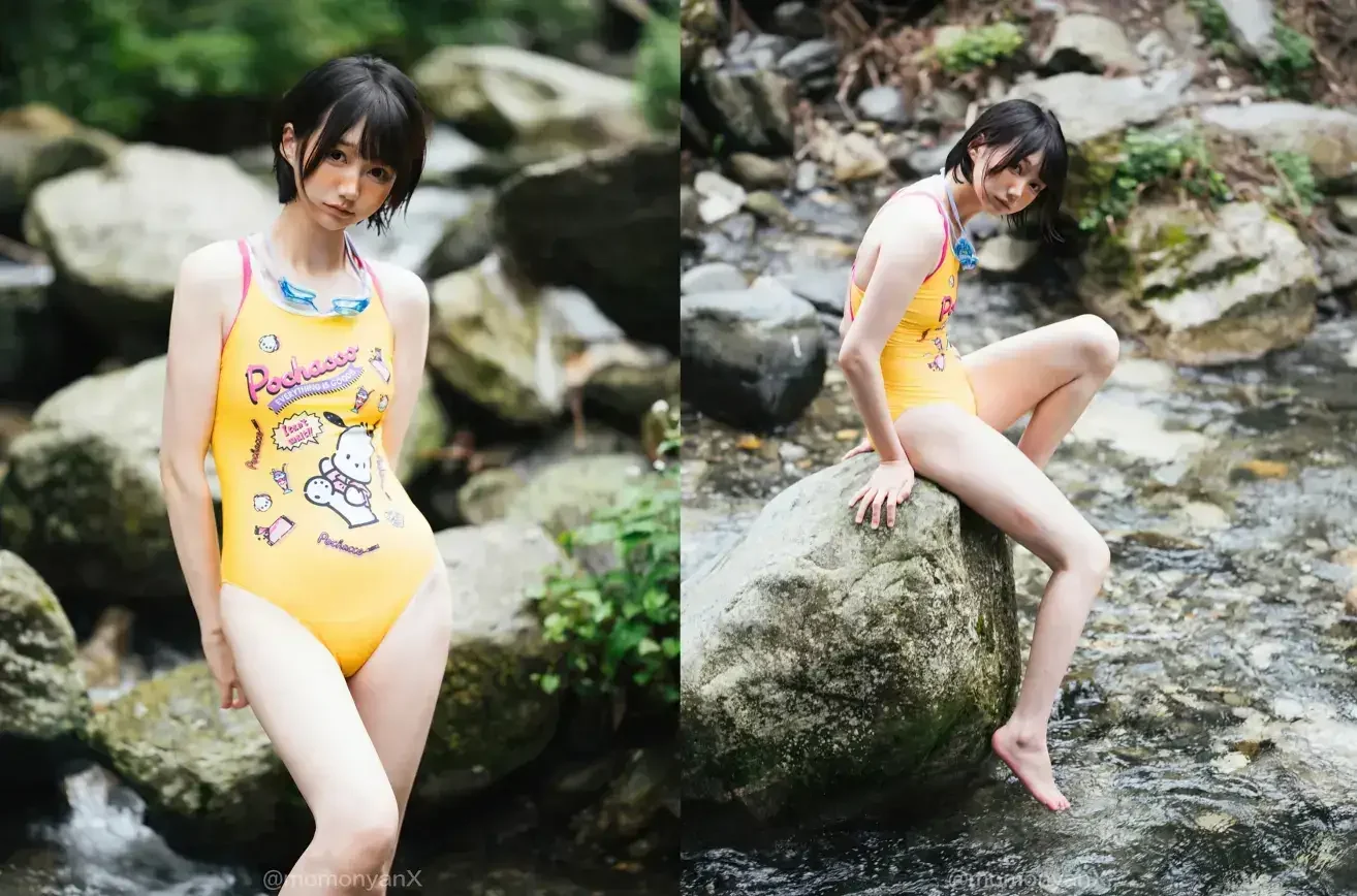 雫しずく – 夏の小川｜高清图片集