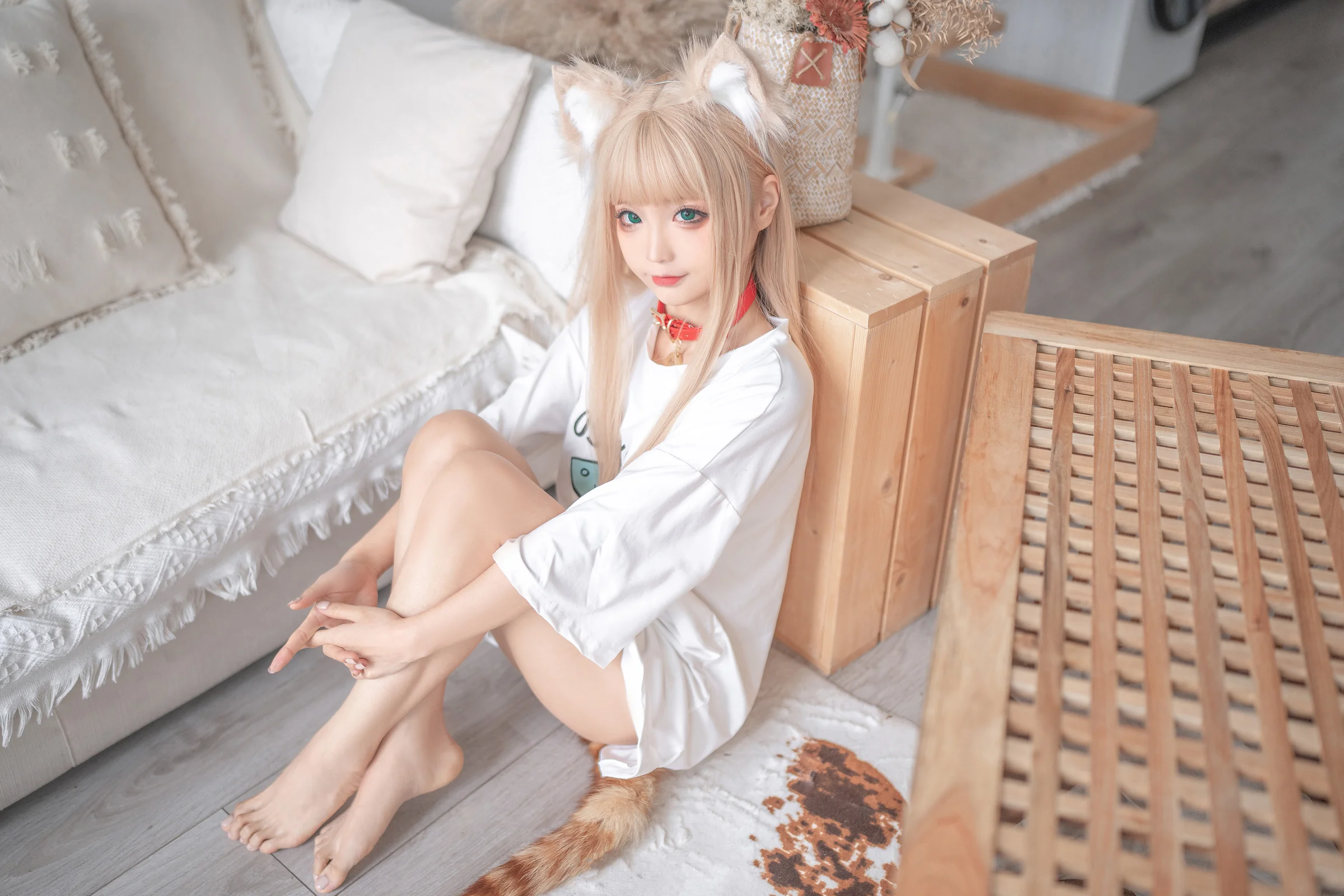 黄豆粉猫娘COS写真