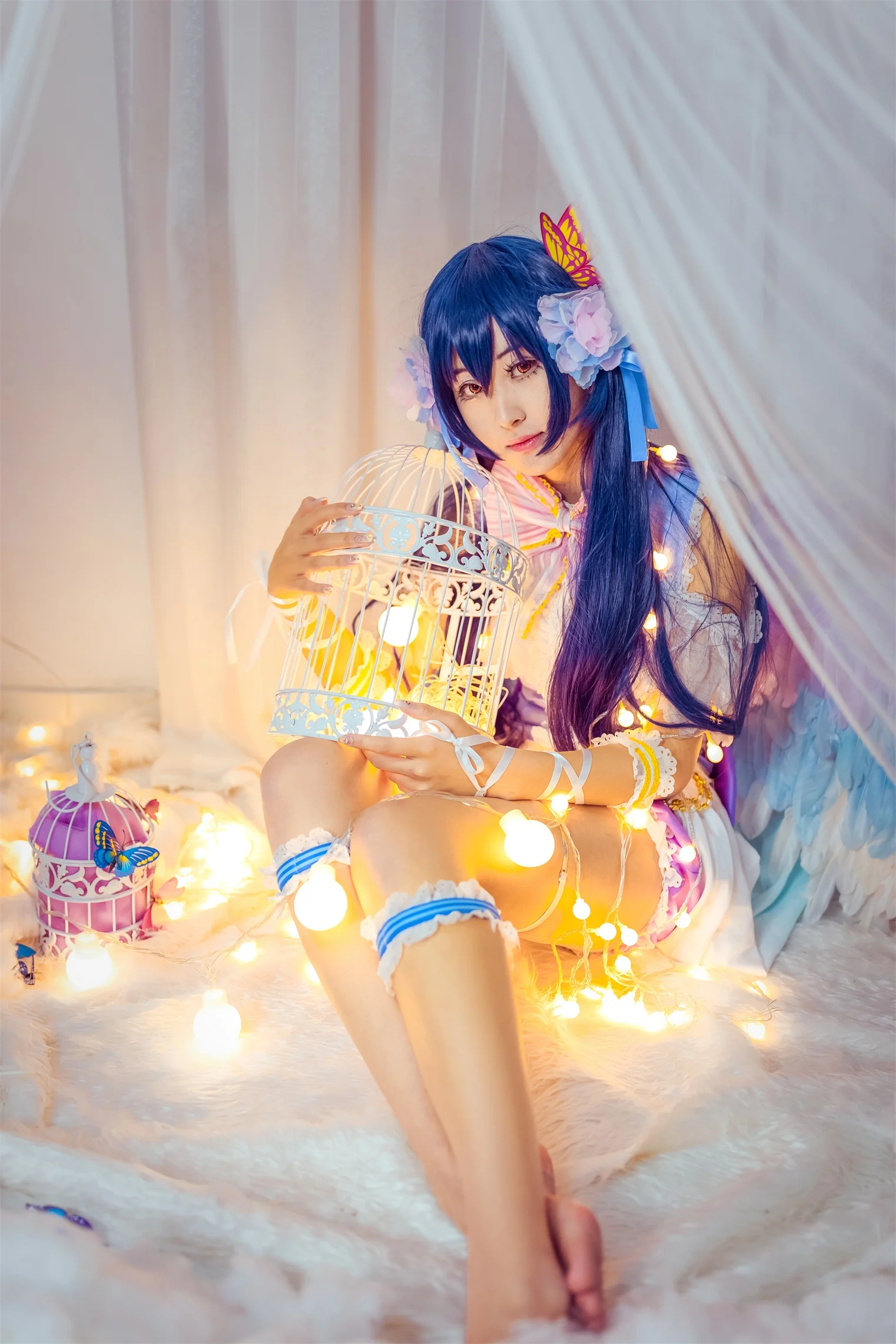 lovelive白色情人节 园田海未COS写真