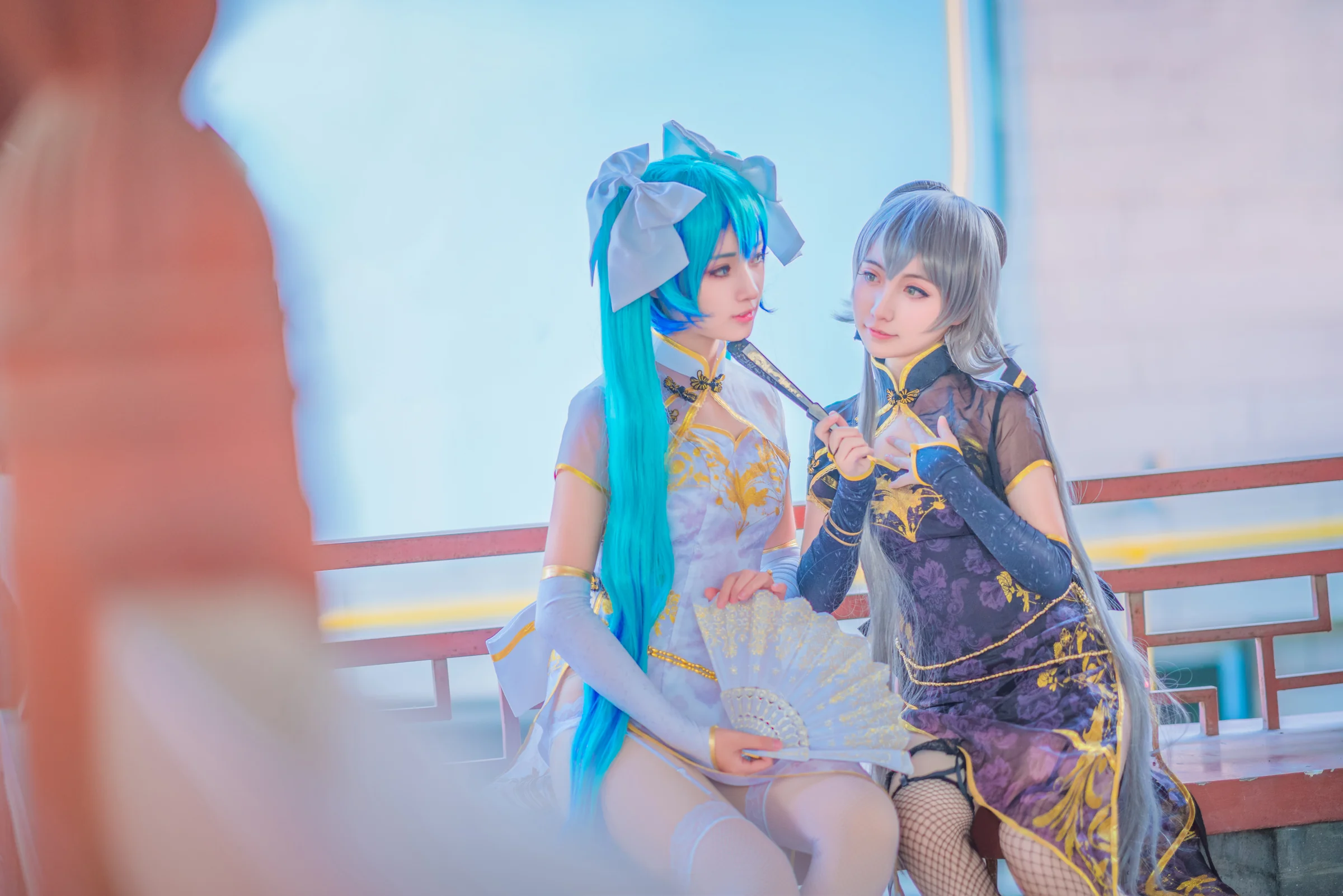 金丝雀洛天依&miku COS写真