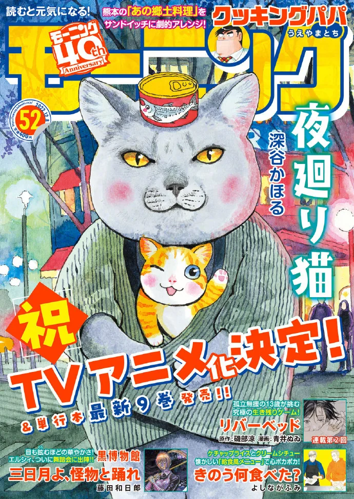 深谷かほる·治愈系单元剧「夜巡猫」TV动画化决定｜高清图片集