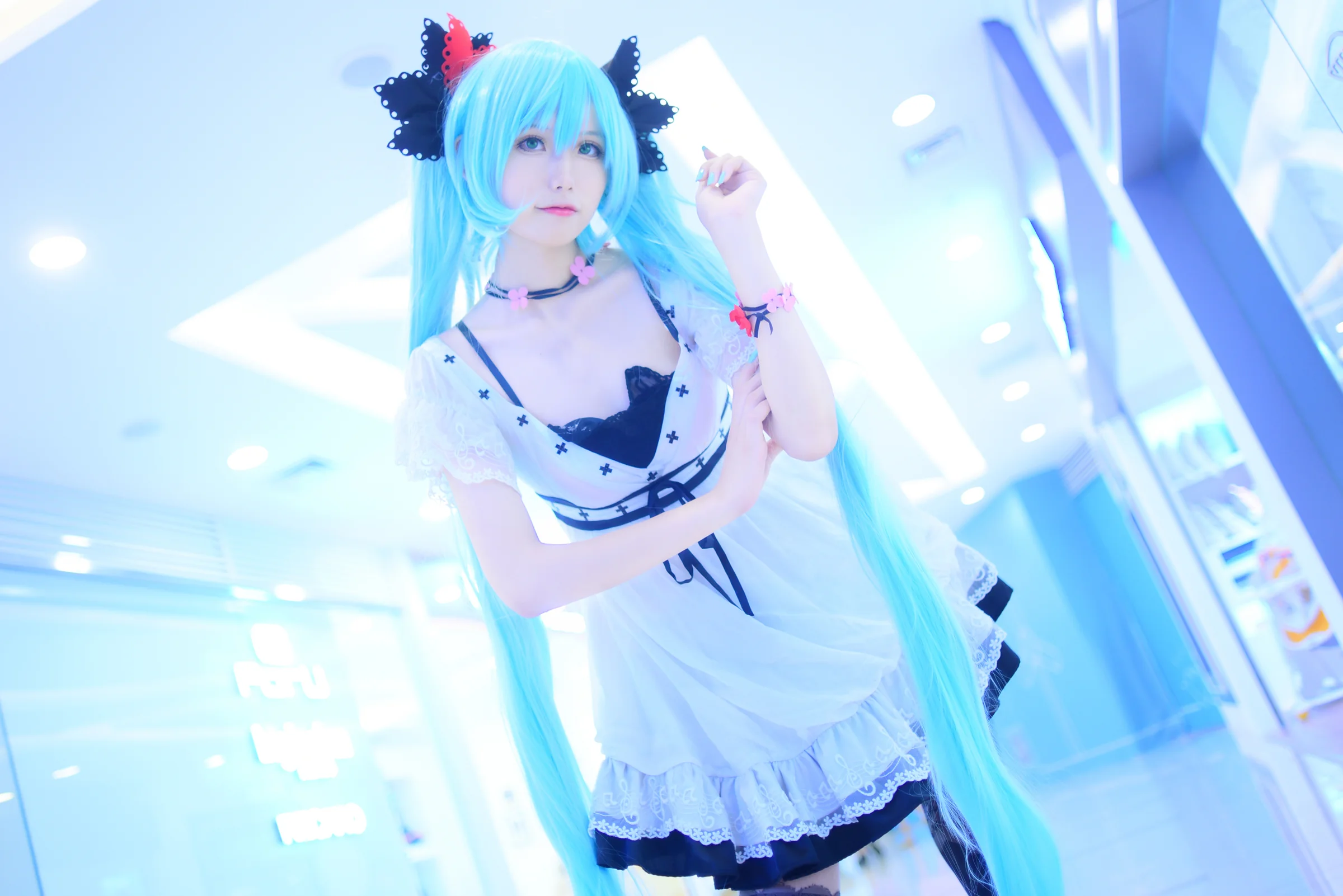 ワールドイズマイン 初音未来COS写真