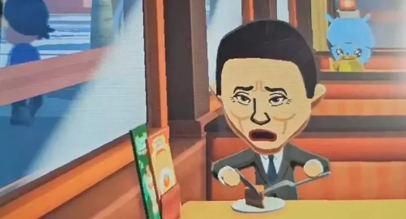 《Tomodachi Life 朋友收集 夢想生活》網友捏出「孤獨的美食家」裡的五郎在島上閒逛，真的超級像XD｜高清图片集