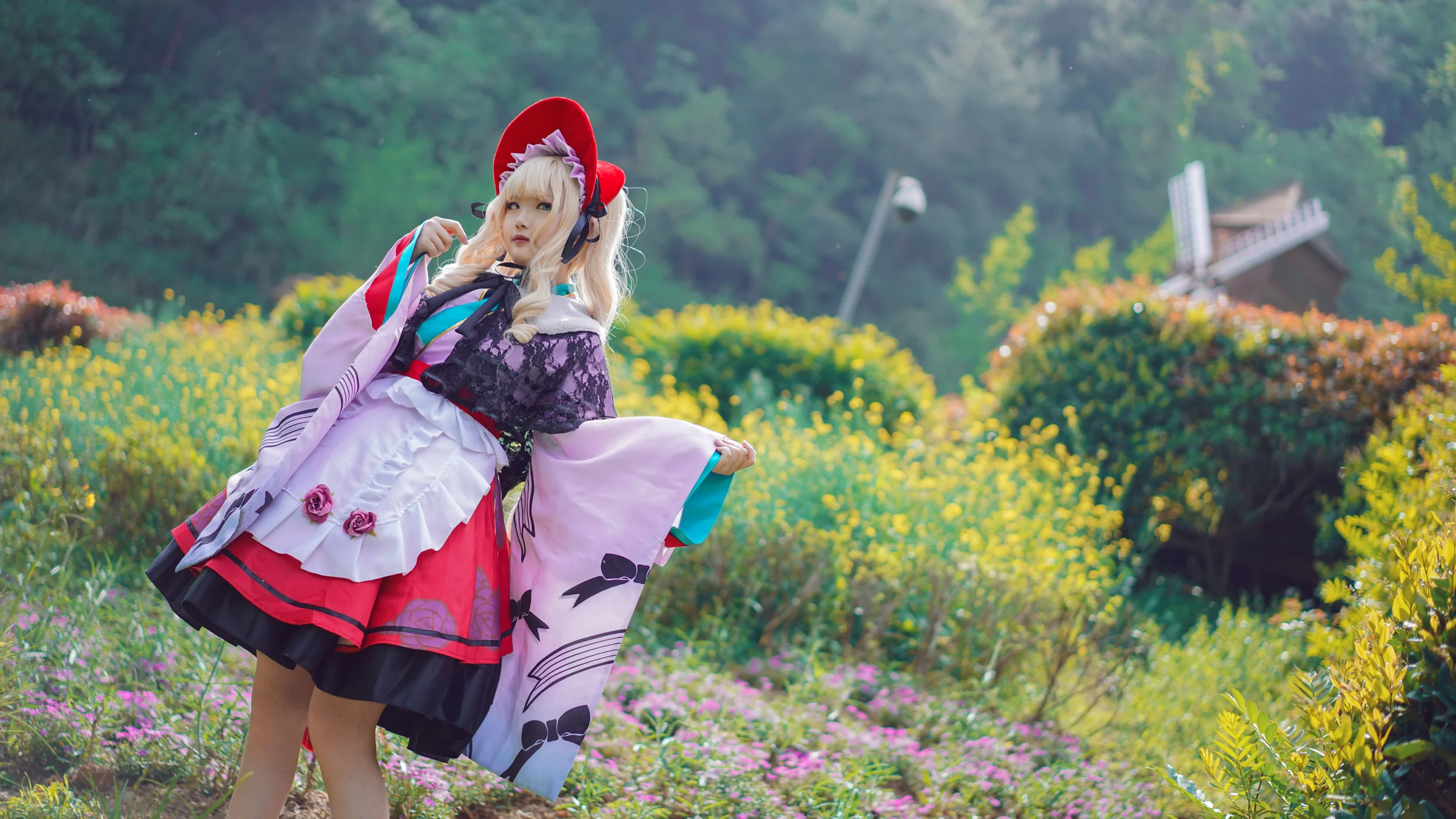 蔷薇少女 真红COS写真
