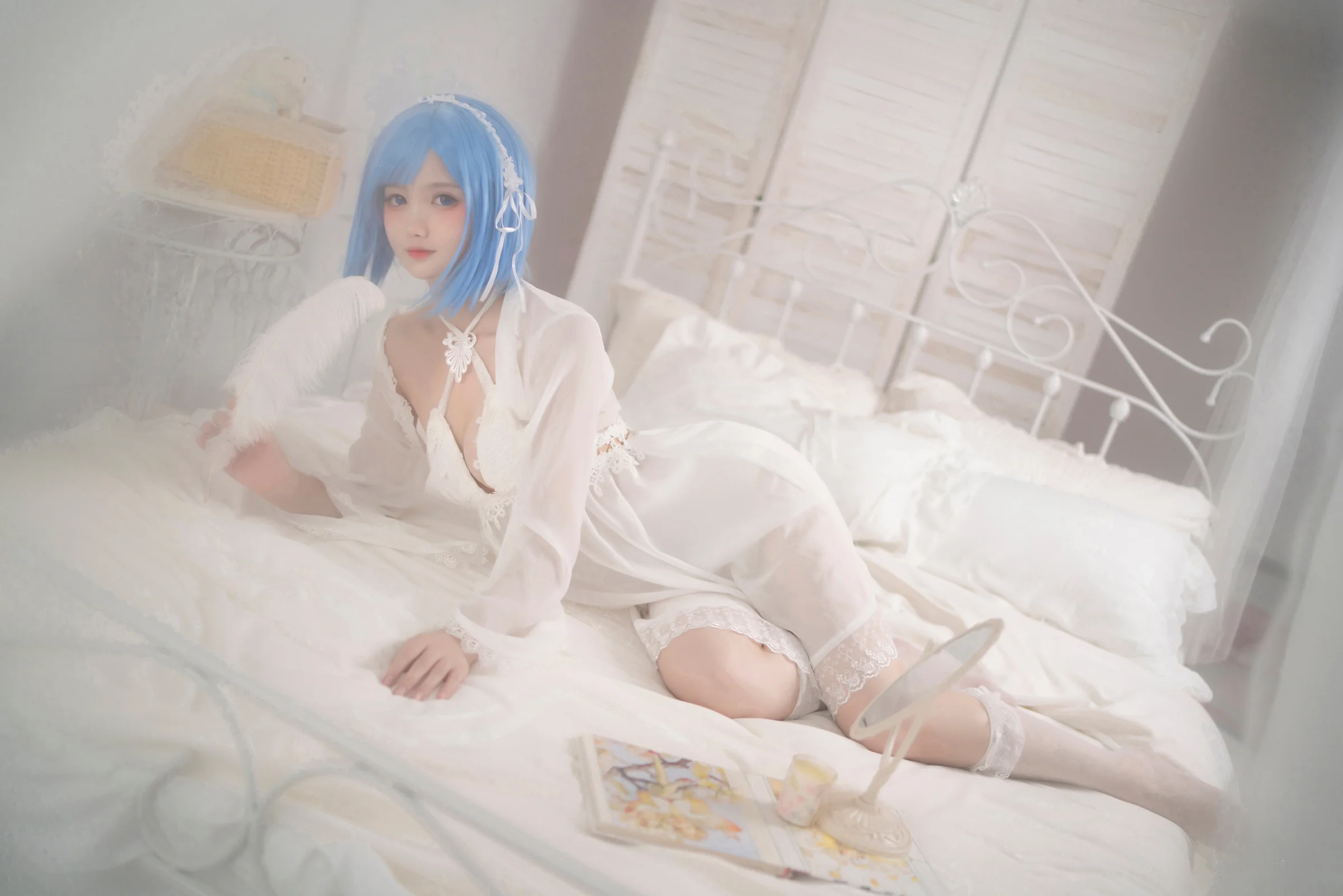 《碧蓝航线》恰巴耶夫睡衣COS写真