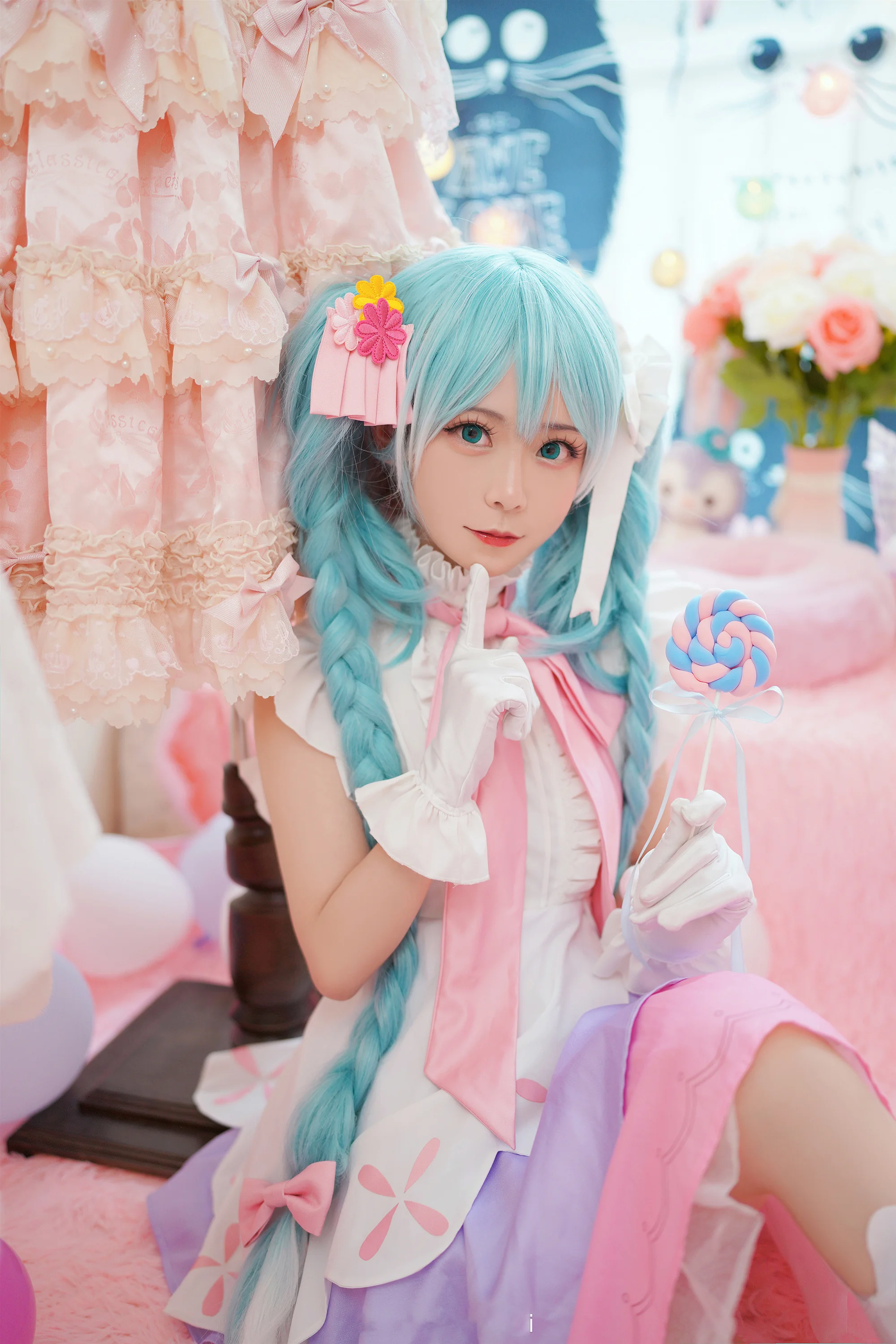 初音未来长发公主 COS写真