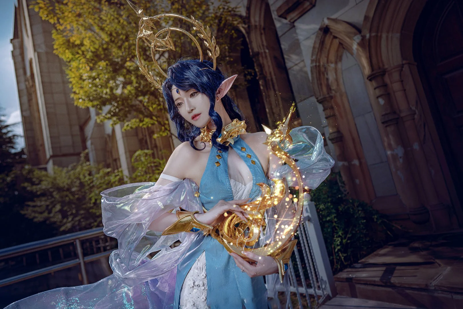 魔灵时代 月光女神COS写真