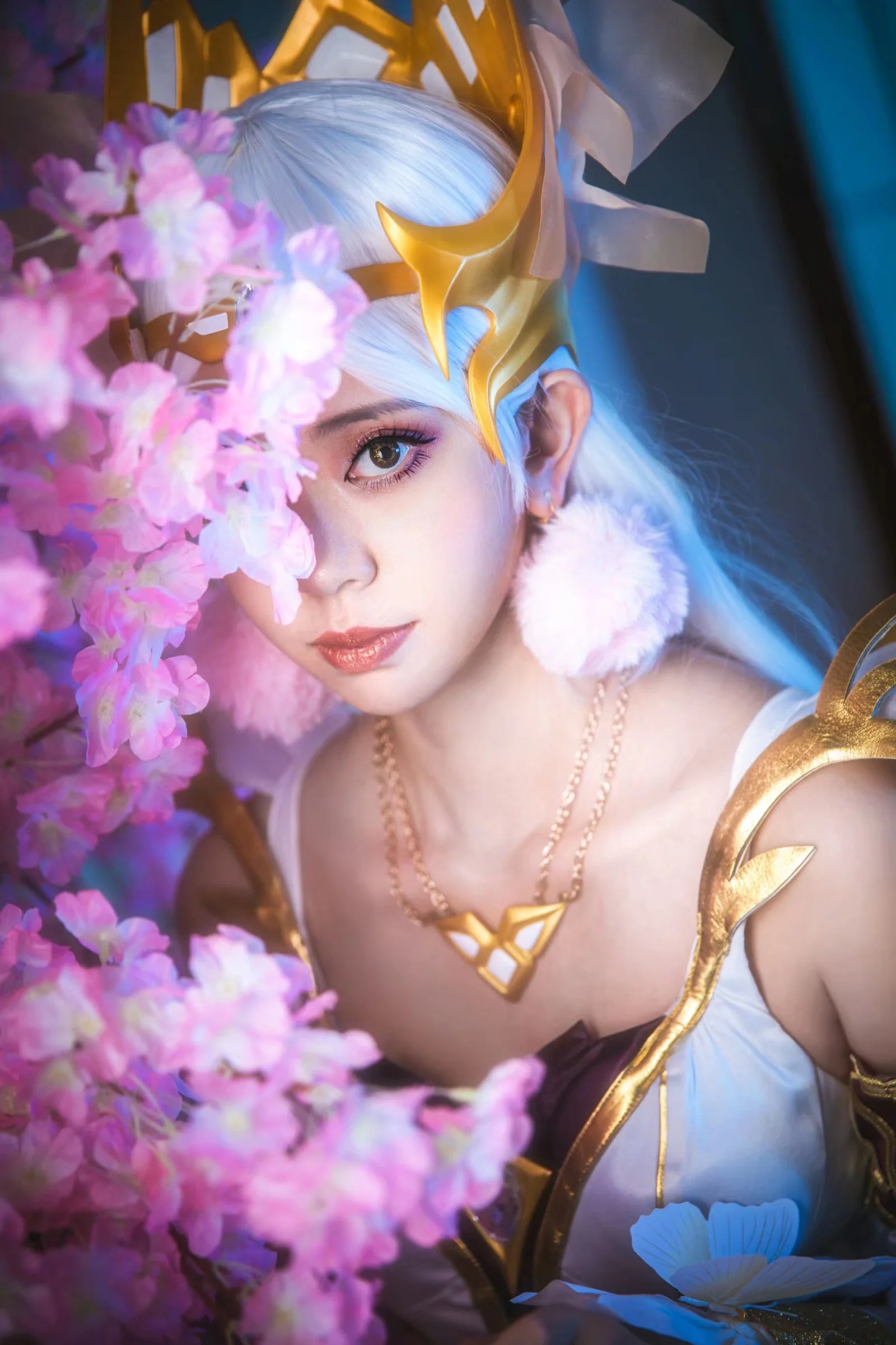 【COS写真正片】王者荣耀·貂蝉·金色仲夏夜之梦